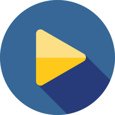 Play Button Sticker Svg Vector, Free Vectors File